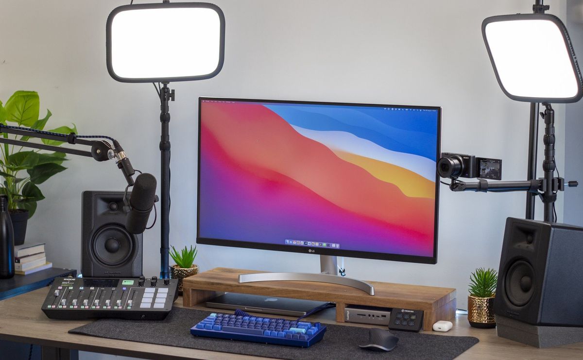 Content creator workspace